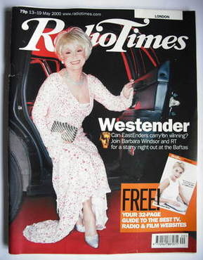 Radio Times magazine - Barbara Windsor cover (13-19 May 2000)