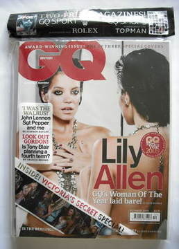 British GQ magazine - October 2009 - Lily Allen cover