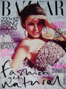 <!--2009-05-->Harper's Bazaar magazine - May 2009 - Alexa Chung cover