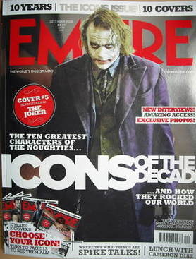 <!--2009-12-->Empire magazine - Heath Ledger cover (December 2009)