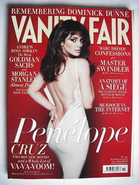 Vanity Fair magazine - Penelope Cruz cover (November 2009)
