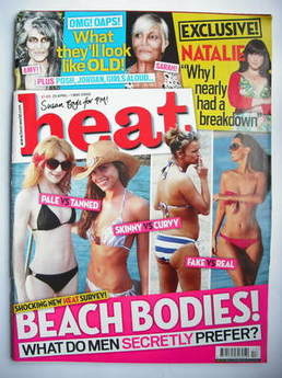 <!--2009-04-25-->Heat magazine - Beach Bodies cover (25 April - 1 May 2009)