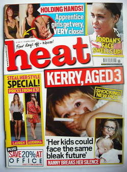 <!--2009-04-11-->Heat magazine - Kerry Katona cover (11-17 April 2009)