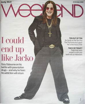 Weekend magazine - Ozzy Osbourne cover (24 October 2009)