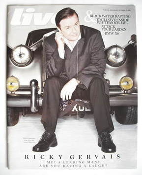 Live magazine - Ricky Gervais cover (19 October 2008)