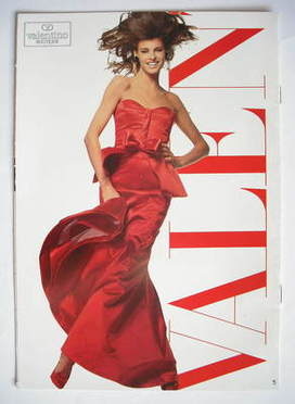 Valentino fashion leaflet - Linda Evangelista cover