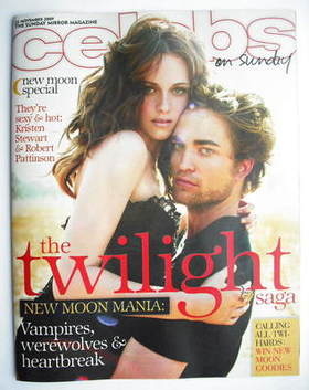 Celebs magazine - Robert Pattinson and Kristen Stewart cover (22 November 2009)