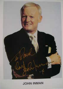 John Inman autograph