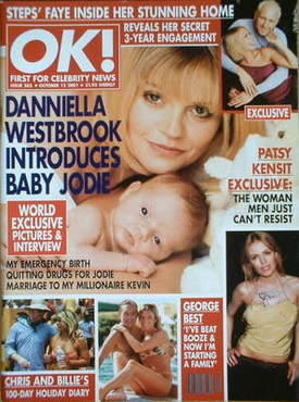<!--1996-10-->OK! magazine - Danniella Westbrook cover (October 1996)