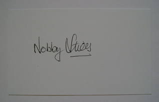 Nobby Stiles autograph