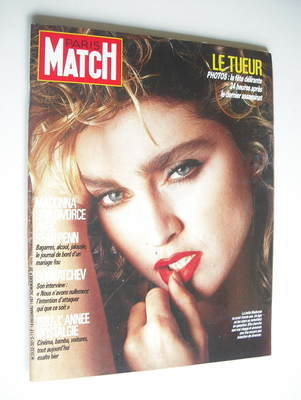 <!--1987-12-18-->Paris Match magazine - 18 December 1987 - Madonna cover