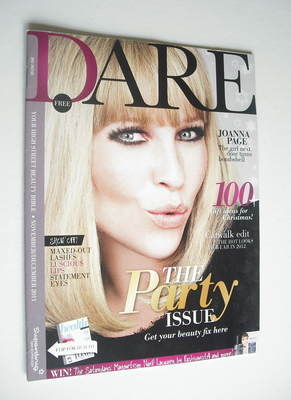 <!--2011-11-->Dare magazine - Joanna Page cover (November/December 2011)