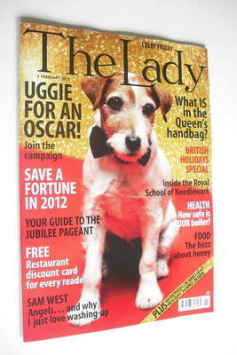 <!--2012-02-03-->The Lady magazine (3 February 2012 - Uggie cover)