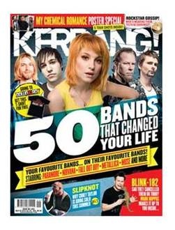 Kerrang magazine - 50 Bands That Changed Your Life cover (3 March 2012 - Issue 1404)