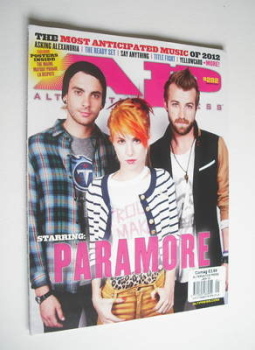 Alternative Press magazine - January 2012 - Paramore cover