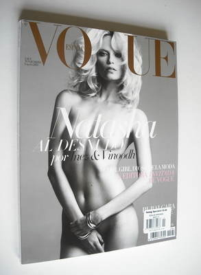 <!--2011-11-->Vogue Espana magazine - November 2011 - Natasha Poly cover