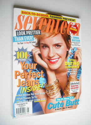 <!--2011-08-->Seventeen magazine - August 2011 - Emma Watson cover