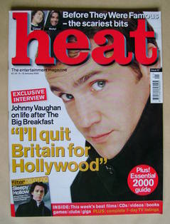 <!--2000-01-06-->Heat magazine - Johnny Vaughan cover (6-12 January 2000 - 