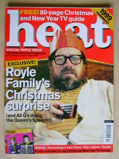 Heat magazine - Ricky Tomlinson cover (16 December 1999 - 5 January 2000 - Issue 46)