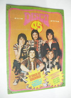 Disco 45 magazine - No 72 - October 1976 - Bay City Rollers cover