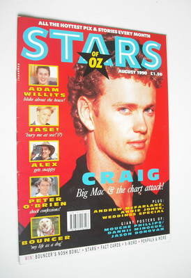 Stars Of Oz magazine - Craig McLachlan cover (August 1990)