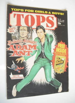 Tops magazine - 23 January 1982 - Shakin' Stevens cover (No. 16)