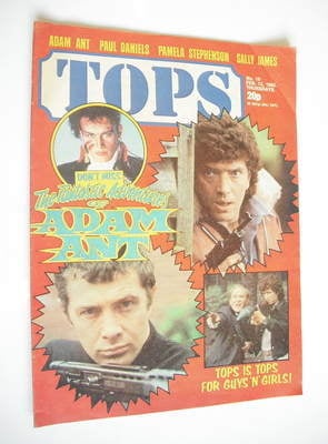 Tops magazine - 13 February 1982 - The Professionals cover (No. 19)