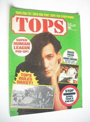 Tops magazine - 3 April 1982 - Phil Oakey cover (No. 26)