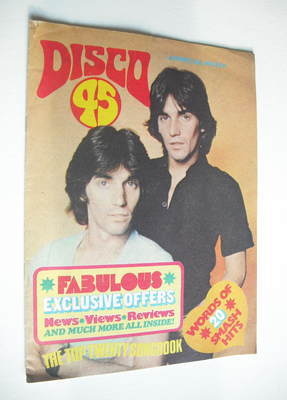 Disco 45 magazine - No 81 - July 1977 - The Alessi Brothers cover