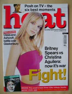 <!--2000-01-20-->Heat magazine - Britney Spears cover (20-26 January 2000 -