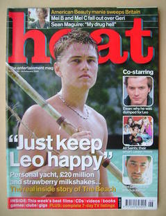 Heat magazine - Leonardo DiCaprio cover (10-16 February 2000 - Issue 52)
