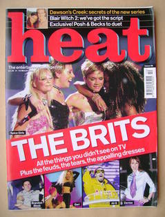 <!--2000-03-09-->Heat magazine - The Brits cover (9-15 March 2000 - Issue 5