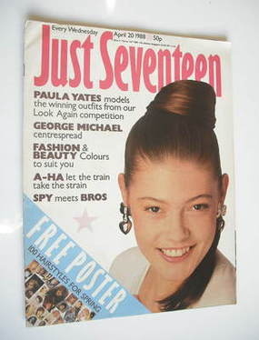 Just Seventeen magazine - 20 April 1988