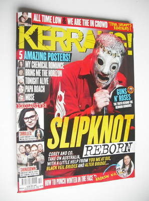 Kerrang magazine - Slipknot cover (10 March 2012 - Issue 1405)