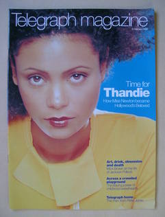Telegraph magazine - Thandie Newton cover (13 February 1999)