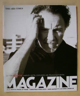 The Times magazine - Harvey Keitel cover (22 November 2003)