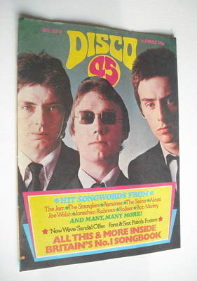 Disco 45 magazine - No 82 - August 1977 - The Jam cover
