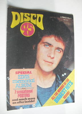 Disco 45 magazine - No 84 - October 1977 - David Essex cover