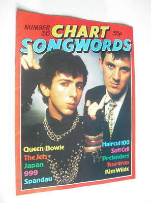 Chart Songwords magazine - No 35 - December 1981 - Soft Cell cover