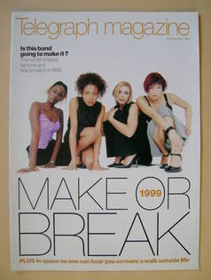 Telegraph magazine - Make or Break 1999 cover (26 December 1998)