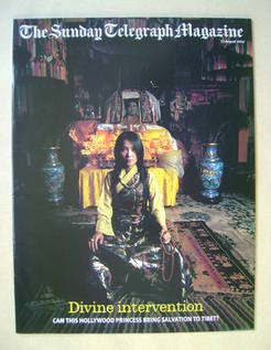 The Sunday Telegraph magazine - Yabshi Pan Rinzinwangmo cover (22 August 2004)