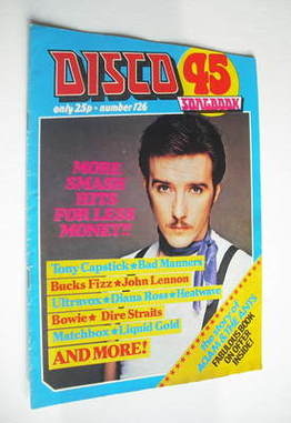 Disco 45 magazine - No 126 - April 1981 - Midge Ure cover