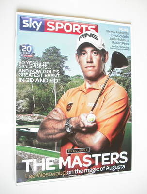 Sky Sports magazine - April/May 2011 - Lee Westwood cover
