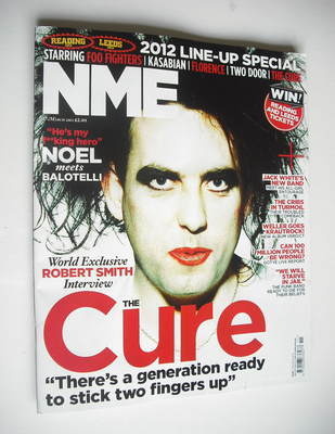 NME magazine - Robert Smith cover (17 March 2012)