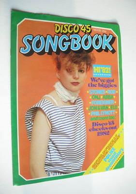<!--1982-01-->Disco 45 magazine - No 135 - January 1982 - Clare Grogan cove