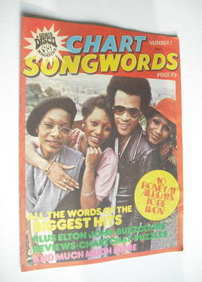 Chart Songwords magazine - No 1 - February 1979 - Boney M cover