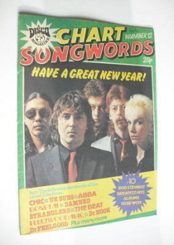 Chart Songwords magazine - No 12 - January 1980 - The Tourists cover