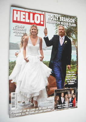 Hello! magazine - Holly Branson and Sir Richard Branson cover (9 January 2012 - Issue 1207)