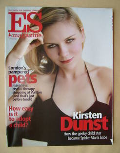 <!--2002-05-31-->Evening Standard magazine - Kirsten Dunst cover (31 May 20