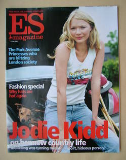 Evening Standard magazine - Jodie Kidd cover (12 July 2002)